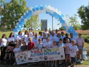 Our team, Kick'n it for Mark, at the 2013 Walk Now for Autism Speaks